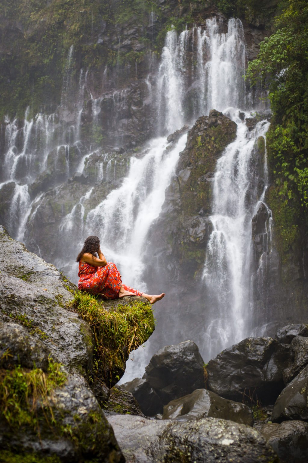 photographe réunion femme vs cascade